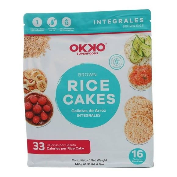 Galletas OKKO de arroz integral 140 g