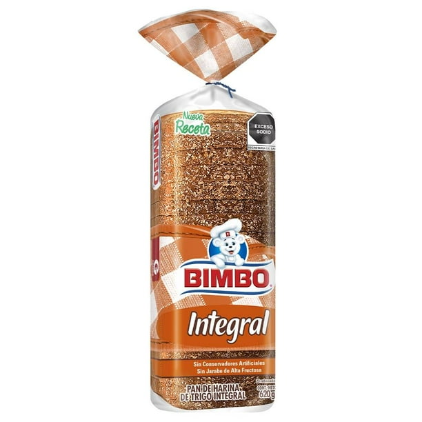 Pan Bimbo integral 620 g