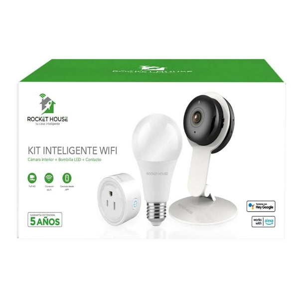 Kit Inteligente WIFI Rocket House RH-KIT01 Blanco