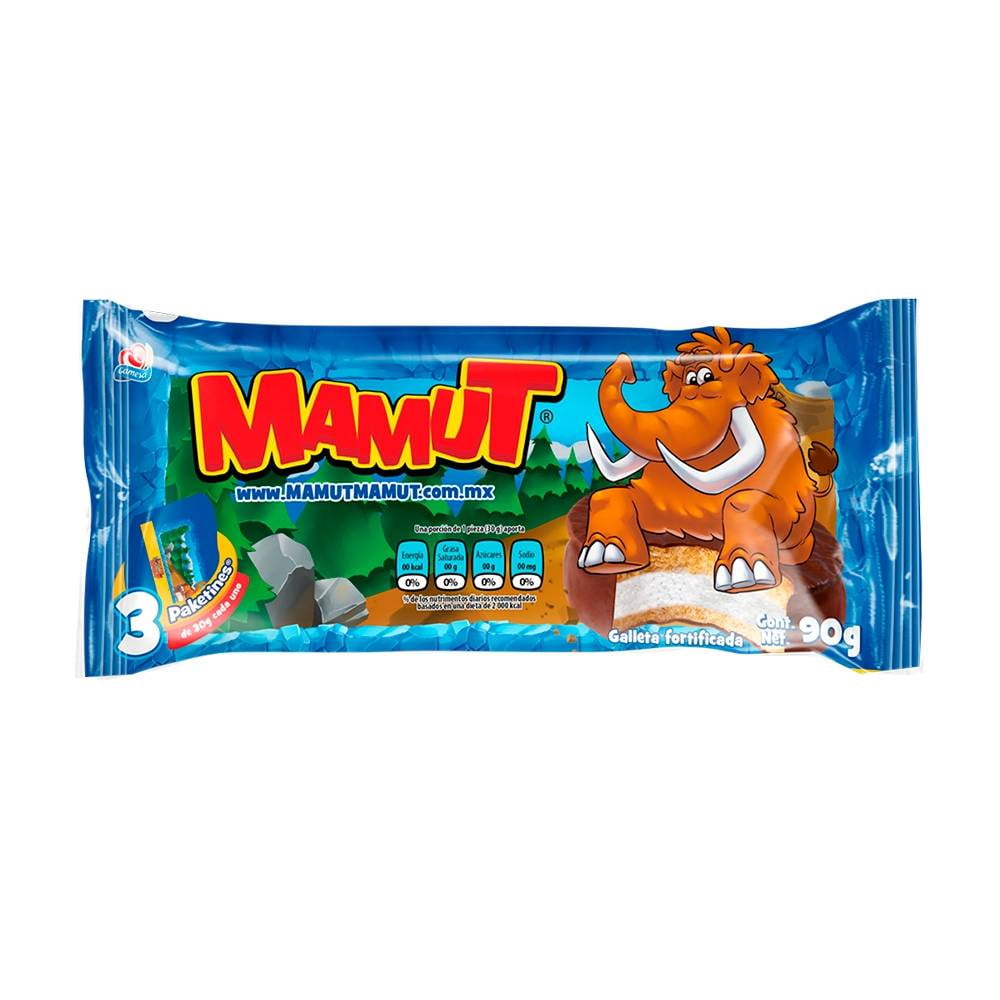 Mamut Gamesa 3 paketines de 30 g c/u Walmart