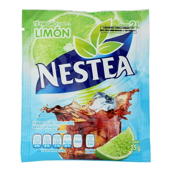 Polvo para preparar bebida Nestea té negro sabor limón 25 g