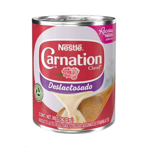 Producto lácteo Nestlé Carnation Clavel deslactosado 360 g