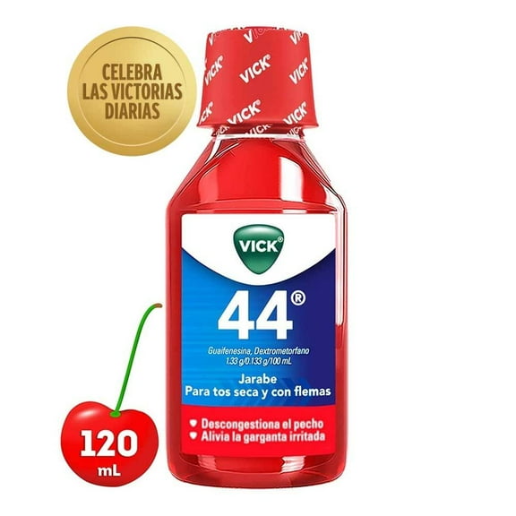 Jarabe Vick 44 sabor cereza 120 ml