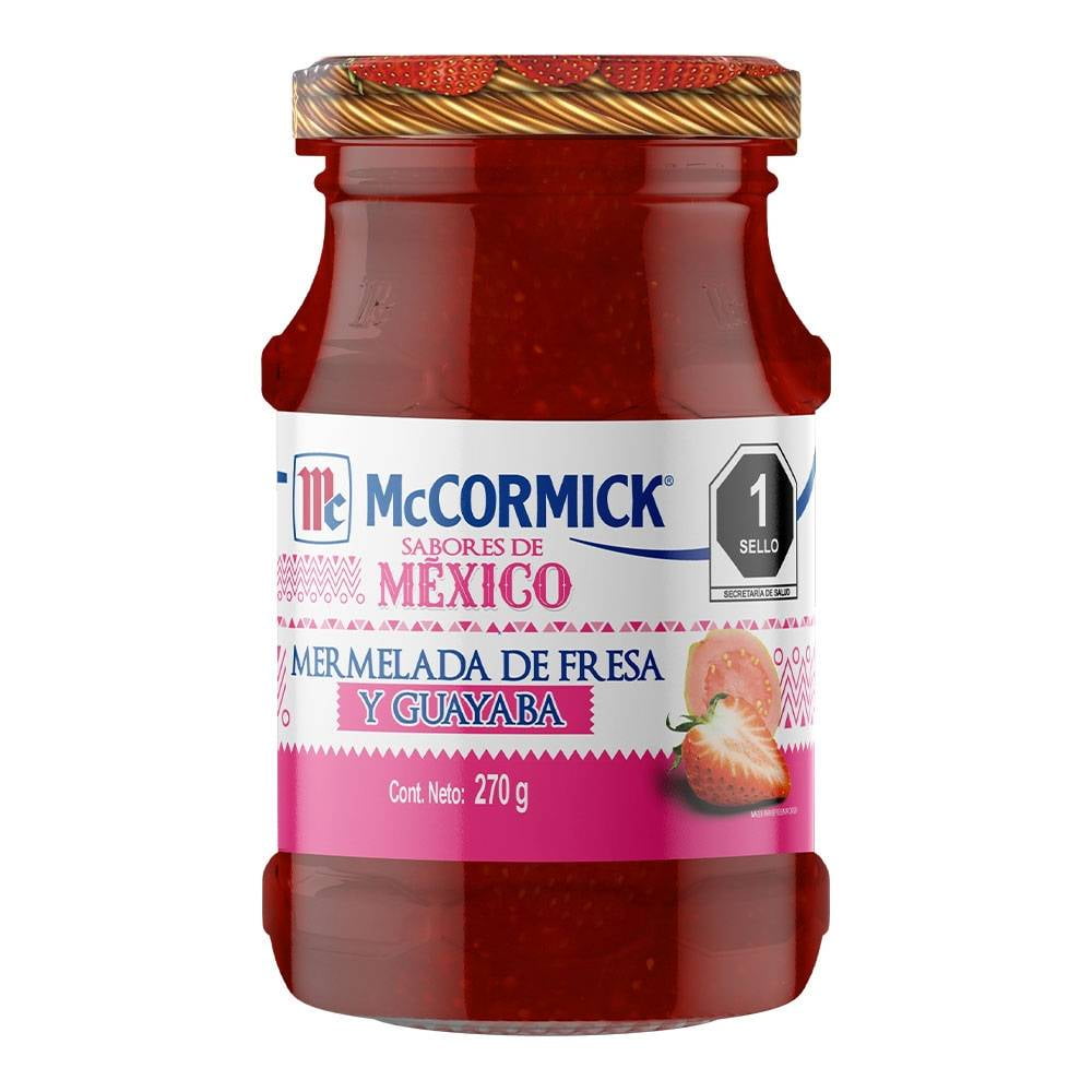 Mermelada McCormick Sabores de México fresa y guayaba 270 g