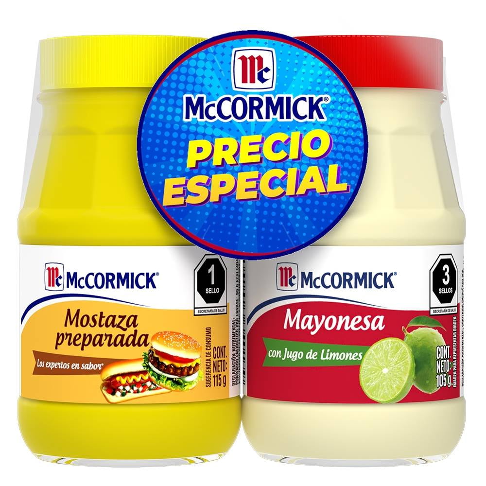 Pack de 24 Mayonesa McCormick de 105 Gr McCormick 105 gr