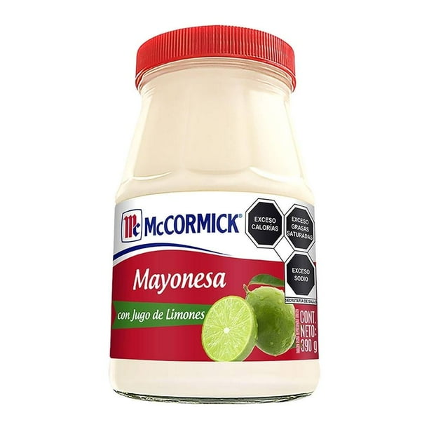 Mccormick mayonesa con jugo de limón (frascos 3 x 390 g