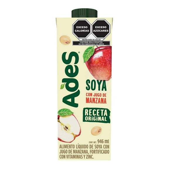 Bebida de soya AdeS Frutal sabor manzana 946 ml