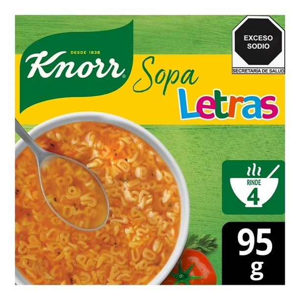 Sopa Knorr letras 95 g