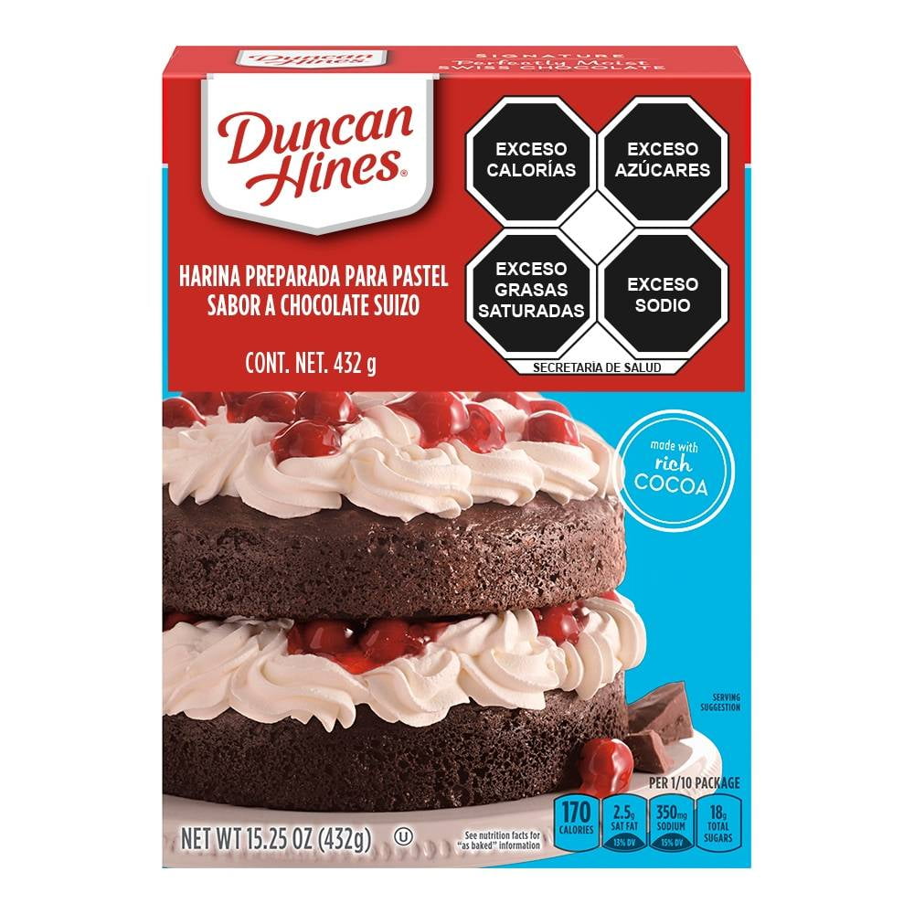 Harina preparada Duncan Hines para pastel sabor chocolate 432 g | Walmart