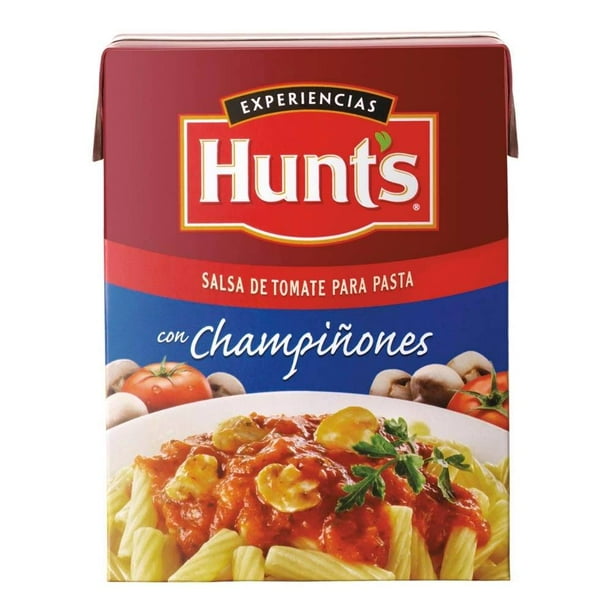 Salsa para pasta Hunts de tomate con champiñones 360 g