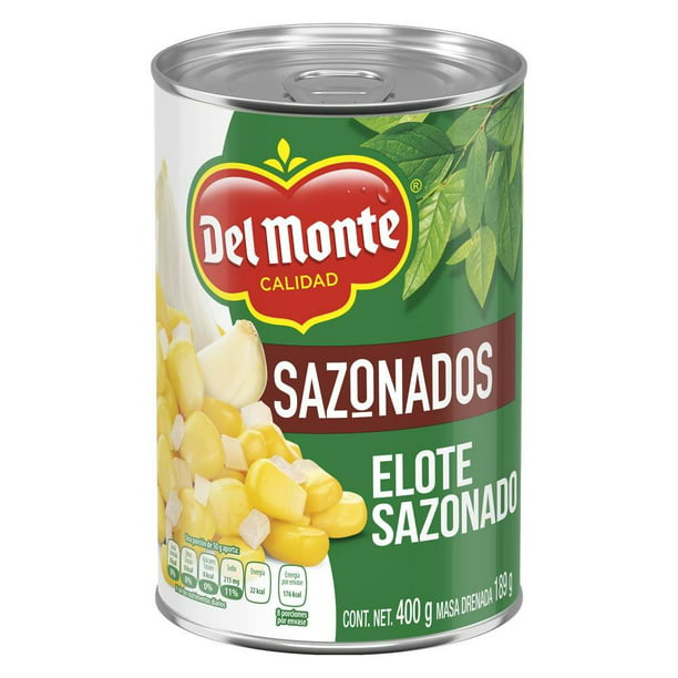 Granos de elote Del Monte sazonados 400 g | Walmart