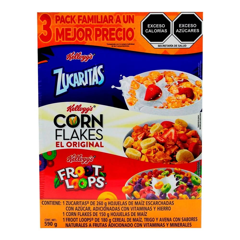 Kellogg's® Corn Flakes Hojuelas de maíz adicionadas con vitaminas y hierro