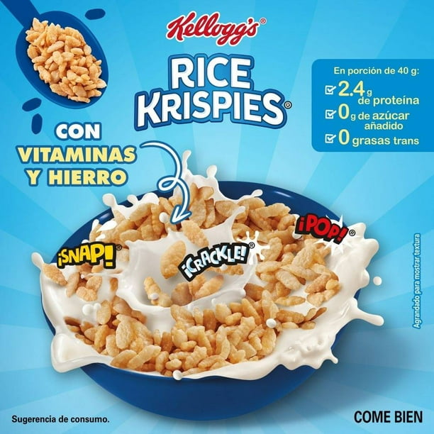 Cereal Kellogg's Rice Krispies arroz inflado 470 g