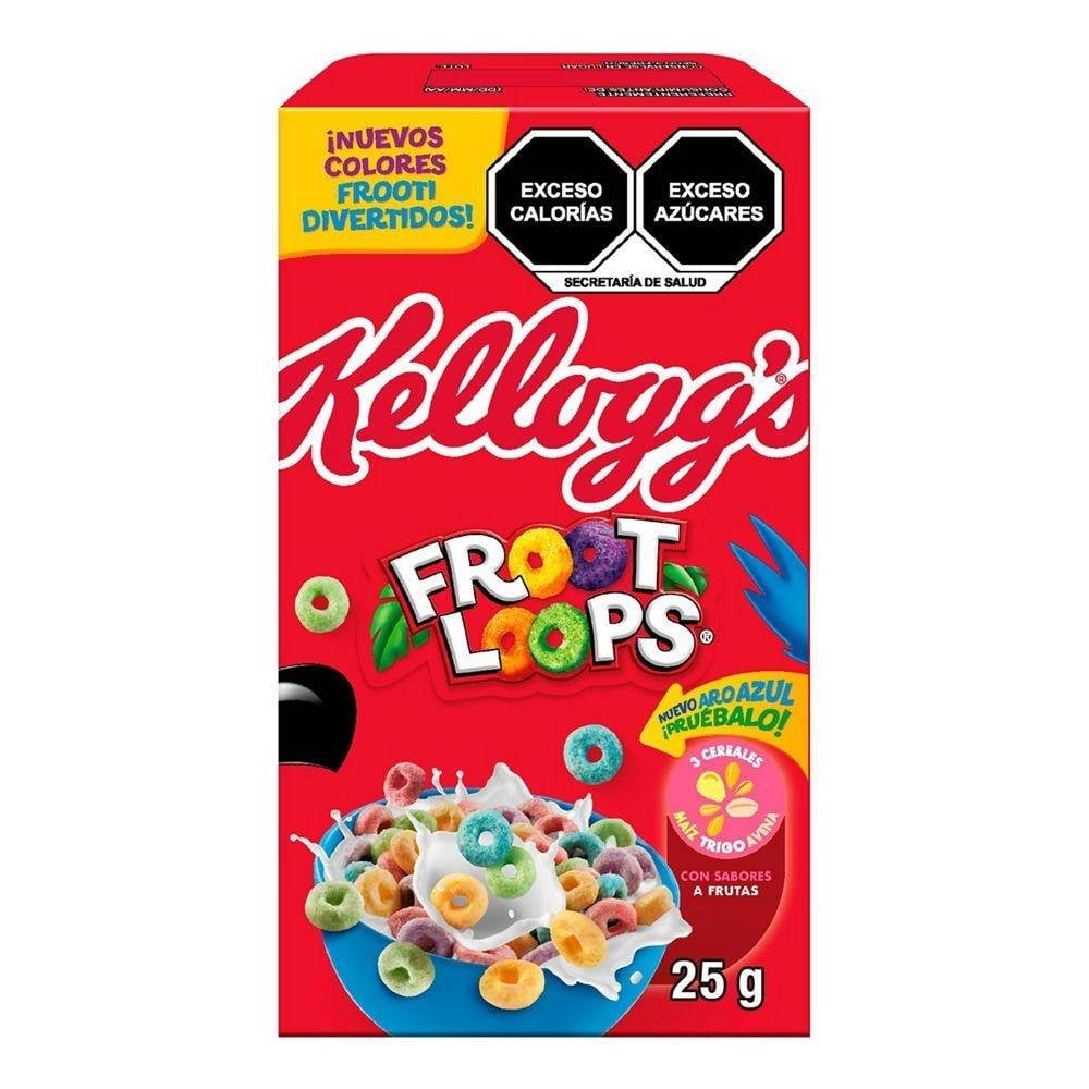 Cereal Kellogg's Froot Loops sabor a frutas 25 g