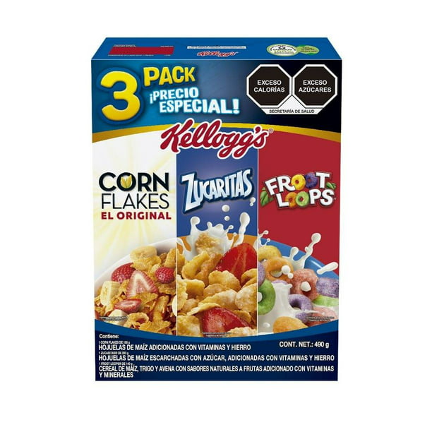 Pack de cereales Kellogg's 490 g