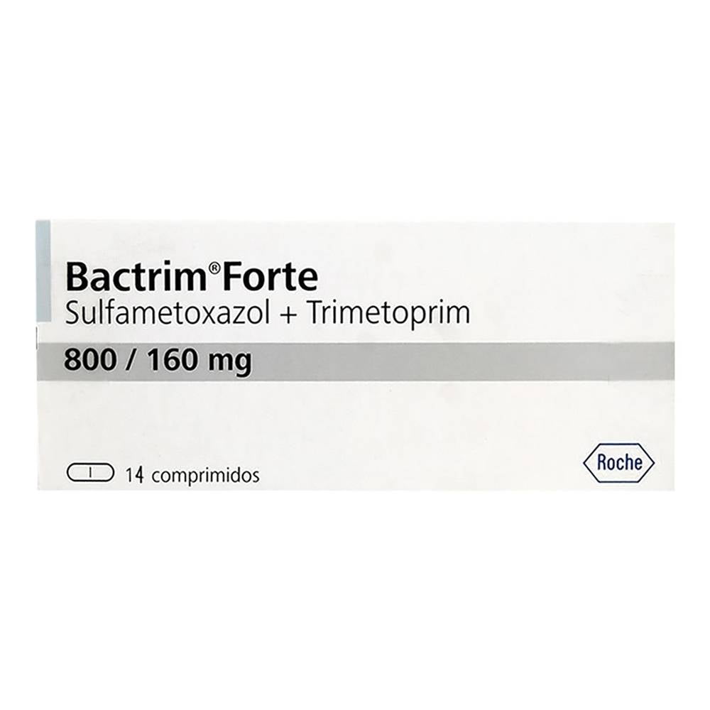 Bactrim forte 800/160 mg, 14 comprimidos | Walmart