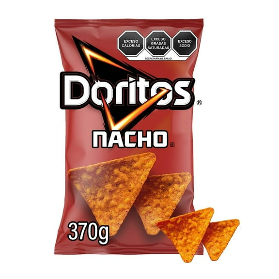 Botana Doritos Nacho con queso sabor chile 370 g