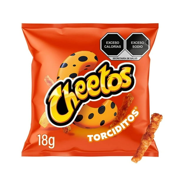 Botana Sabritas Cheetos Torciditos sabor queso y chile 18 g