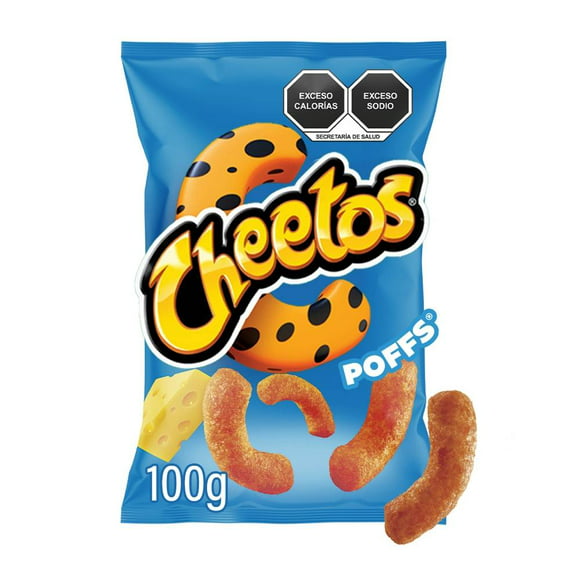 botana sabritas cheetos poffs sabor queso 100 g