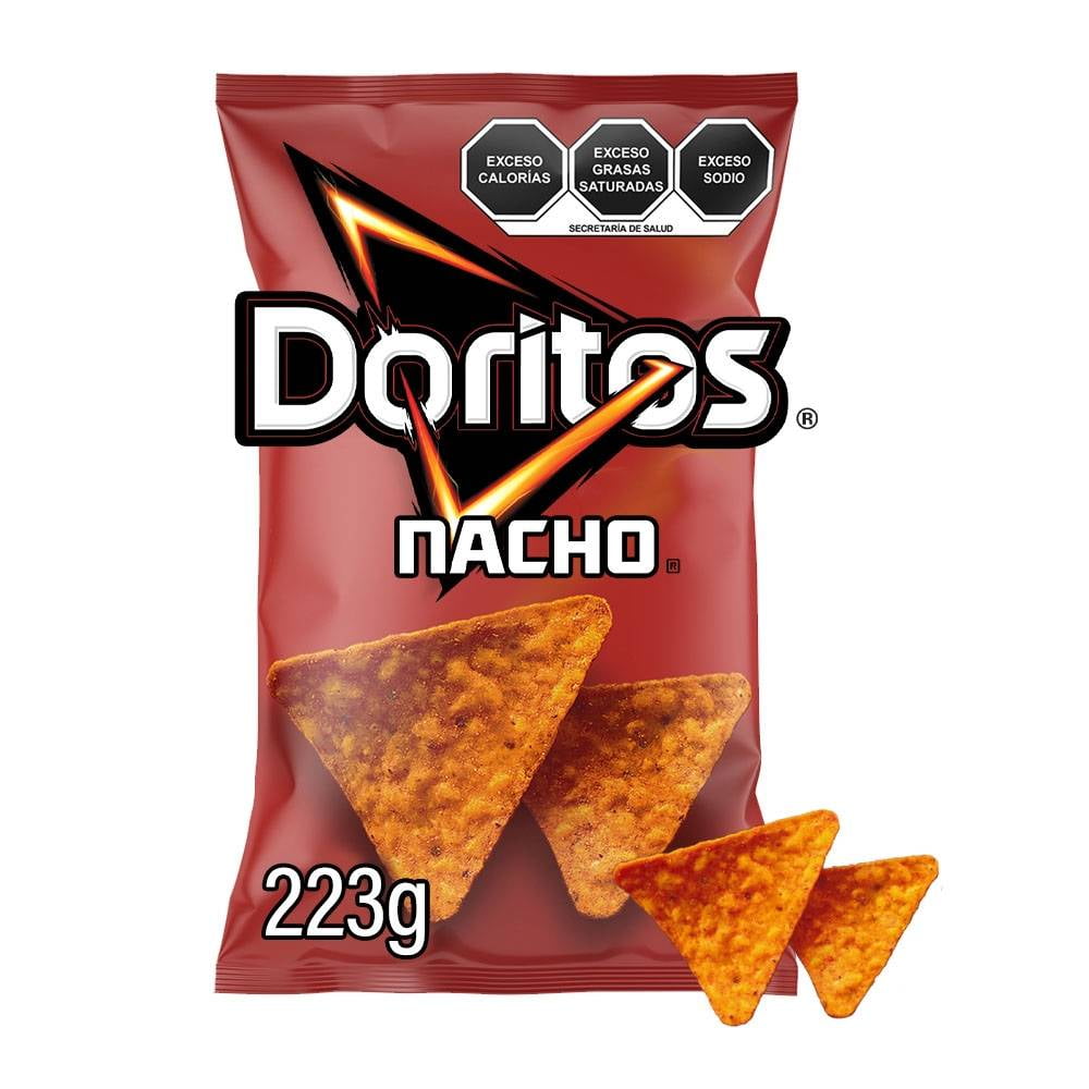 Botana Sabritas Doritos nacho con queso y sabor a chile 223 g