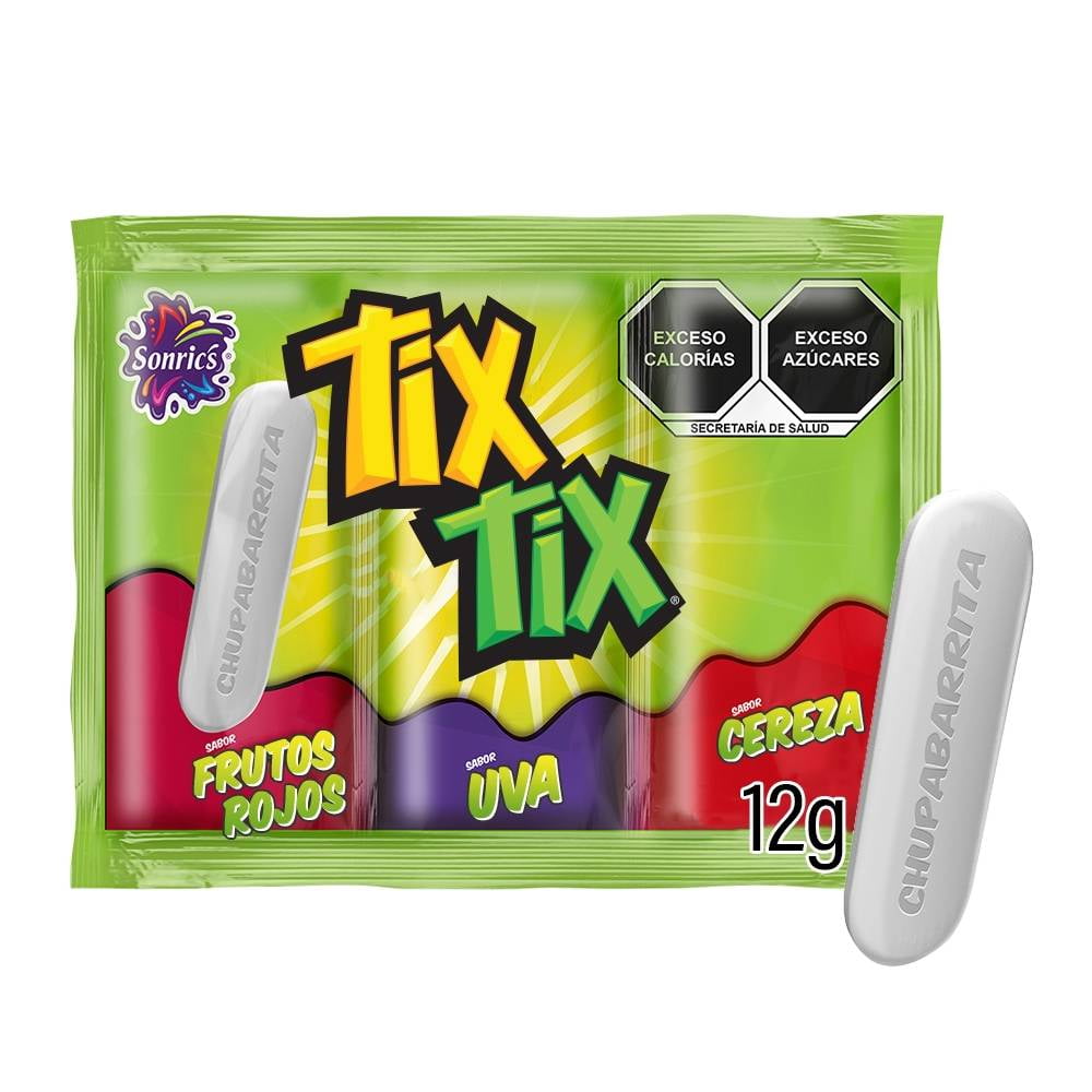 Dulces Sonric´s Tix Tix 12 g | Walmart