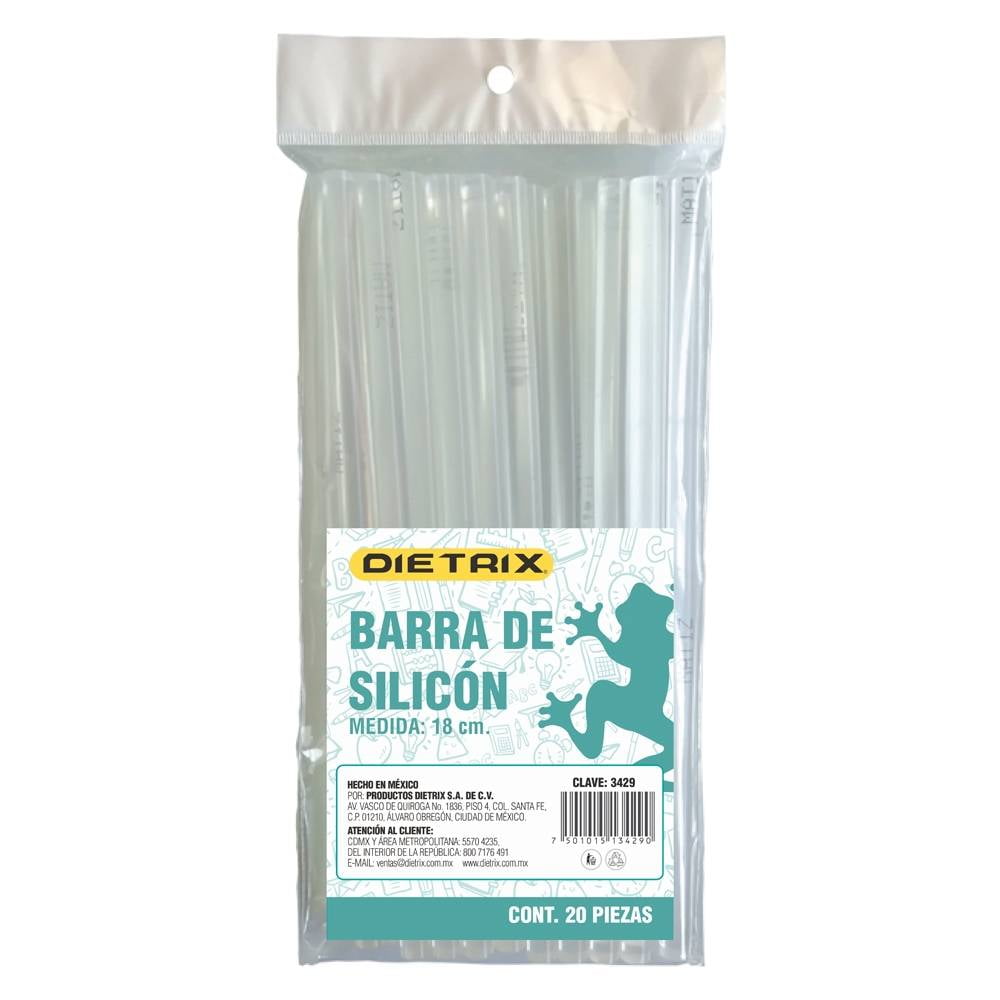 Paquete Barra de Silicón Dietrix con 20 Piezas