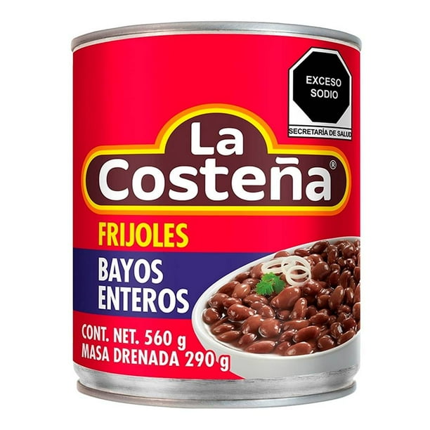 Frijoles bayos La Costeña enteros 560 g