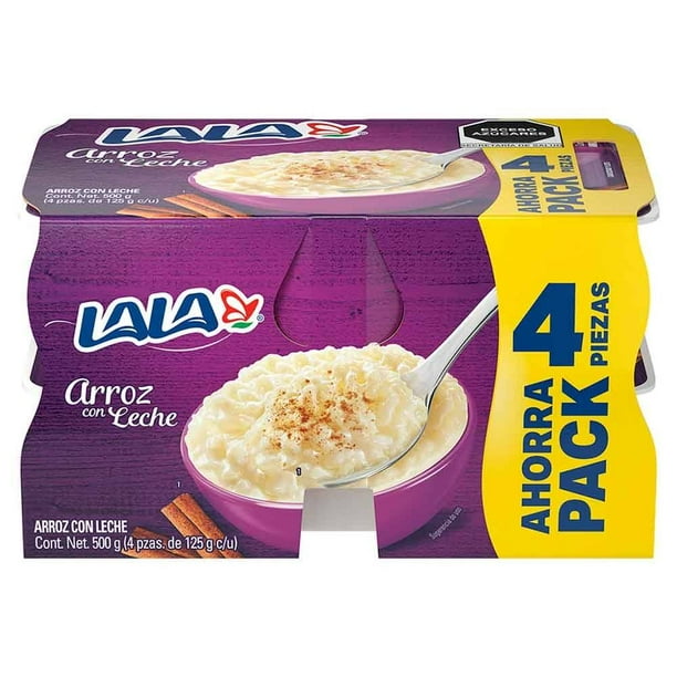 Arroz con leche Lala 125 g 4pz