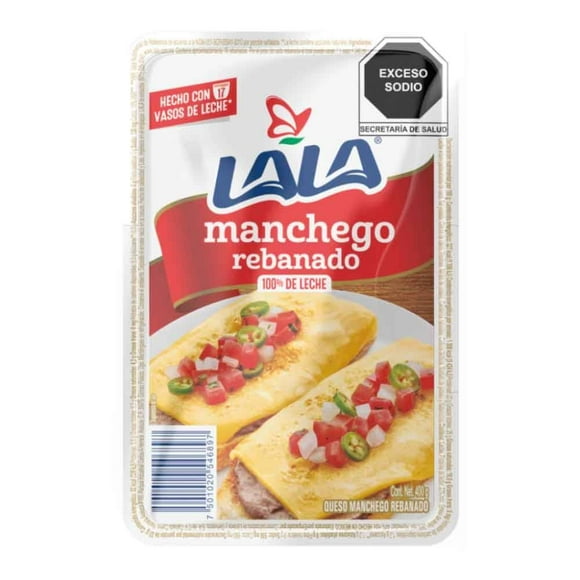 Queso manchego Lala 400 g 16 rebanadas