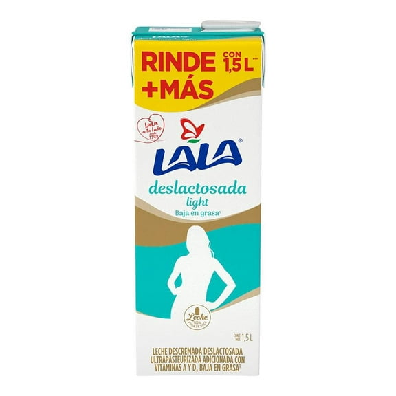 leche lala deslactosada light baja en grasa 15 l