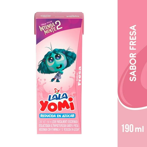 Leche saborizada Lala Yomi fresa 190 ml