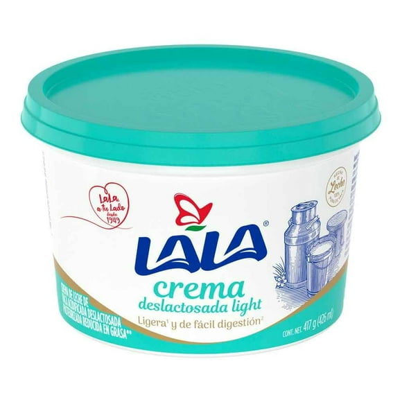 Crema Lala deslactosada 426 ml