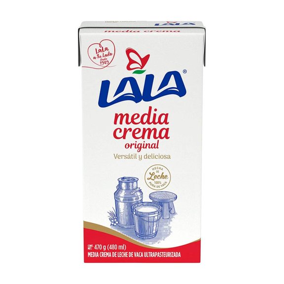 Media crema Lala entera 480 ml