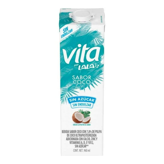 Bebida Lala Vita Coco sin azúcar 960 ml