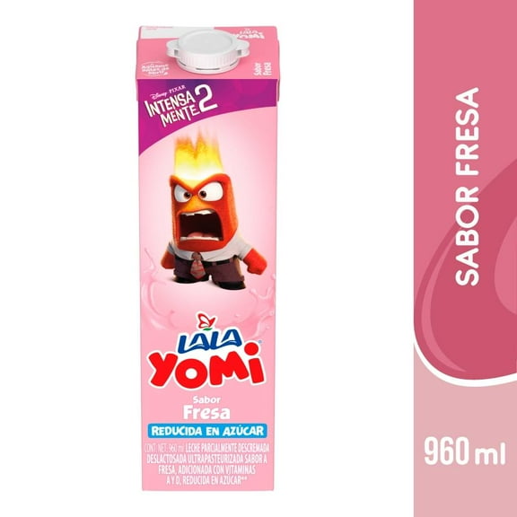 leche saborizada lala yomi fresa 960 ml