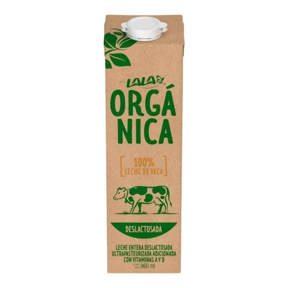 leche lala orgánica deslactosada 960 ml