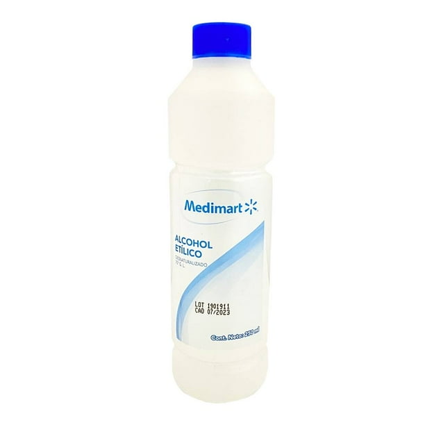 Alcohol etílico Medimart desnaturalizado 250 ml