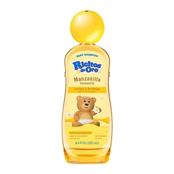 Shampoo Ricitos De Oro manzanilla aclara y protege 250 ml