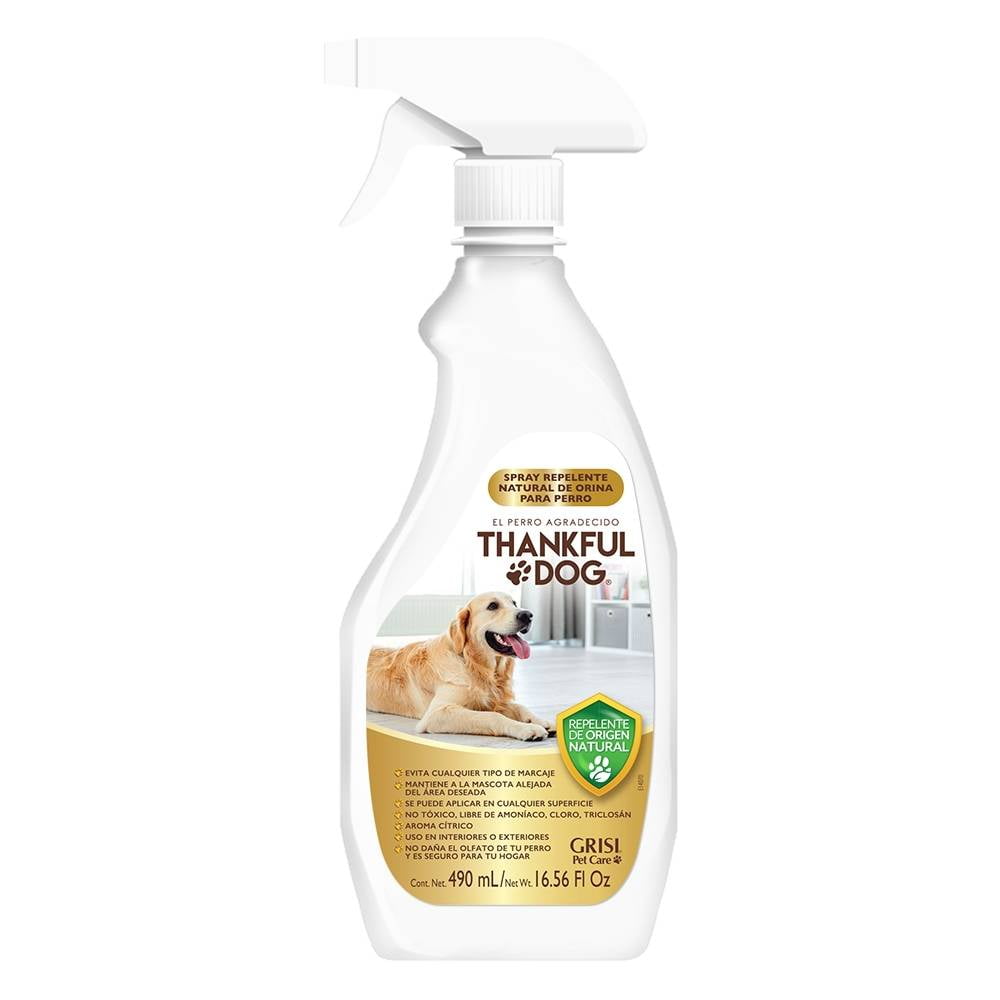 Spray Repelente Thankful Dog Natural para Orina de Perro 490 ml