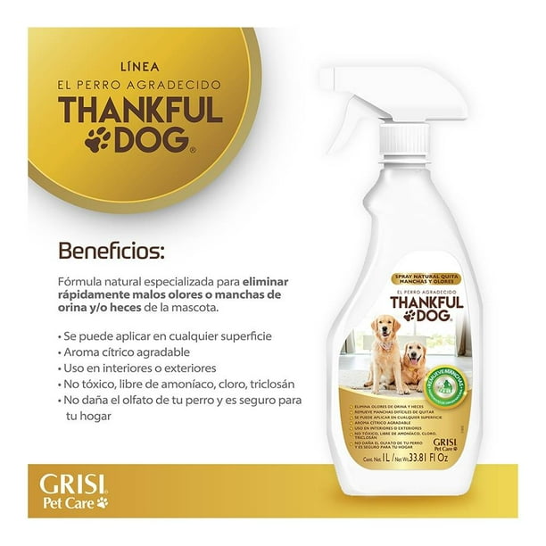 Spray Repelente Thankful Dog Natural para Orina de Perro 490 ml