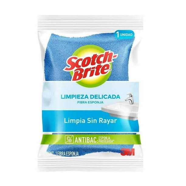 Esponja para fregar Scotch-Brite - 3,5 Altura x 6,3 Ancho x 6,1