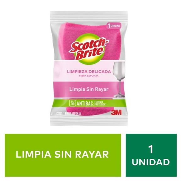 Comprar Esponja Scotch-Brite® Limpieza Delicada Cero Rayas Baño -2 Unidad