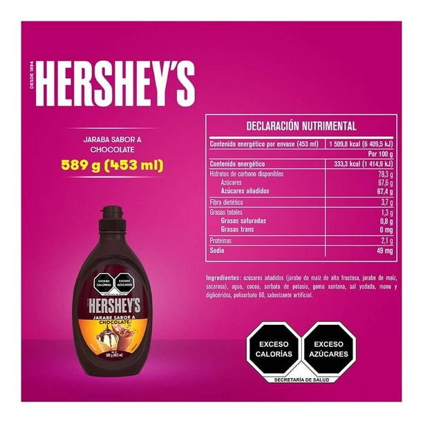 Jarabe Hershey's sabor chocolate 589 g | Walmart