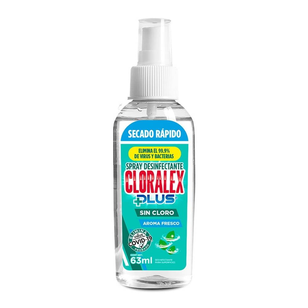Spray desinfectante Cloralex sin cloro 63 ml