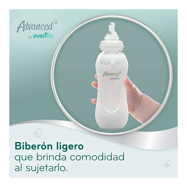 Biberón Advanced by Evenflo Light Flujo Lento Recién Nacido 2 oz 1 Pieza