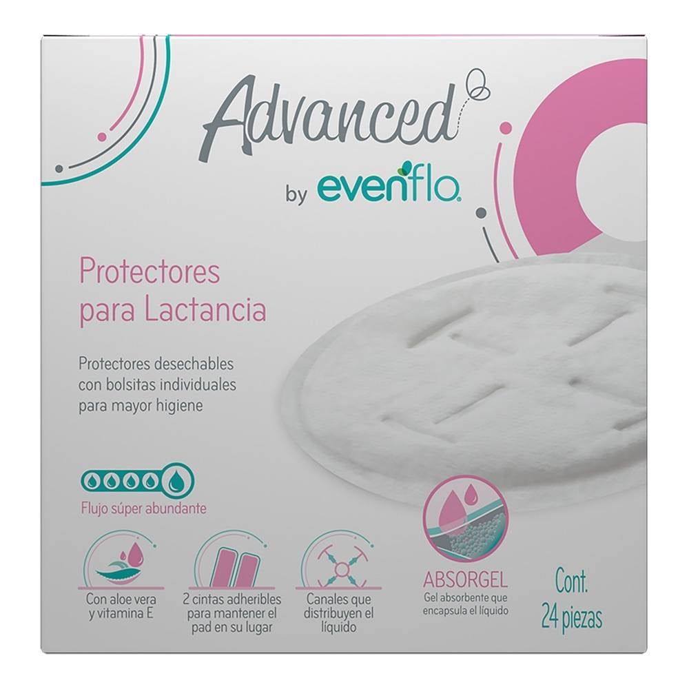 Protectores para lactancia Advanced by Evenflo 24 piezas