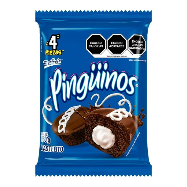 Pingüinos Marinela 4 pzas