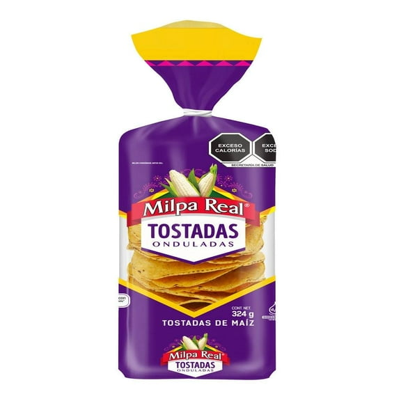 Tostadas Milpa Real onduladas 324 g