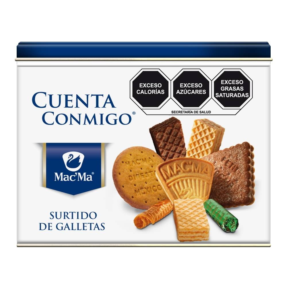 Galletas Mac´ma Cuenta Conmigo Surtido 600 G Walmart 