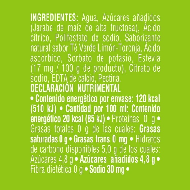 Té Verde Lipton sin Azúcar 600ml - Justo Súper a Domicilio